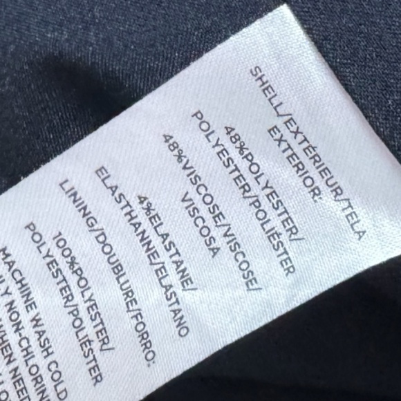 Ann Taylor Shift Dress Sheath Dress Navy Blue Sleeveless Zip Back Carer Work 16 - Picture 10 of 10